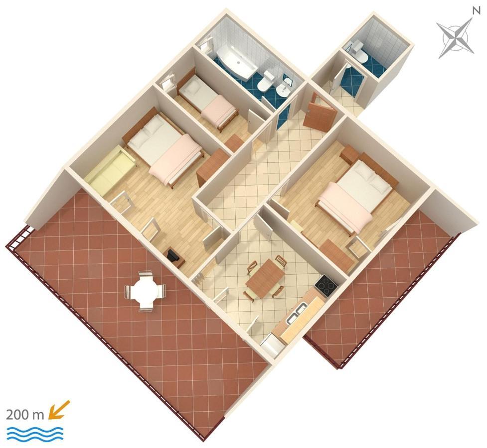 Apartments With A Parking Space Srima - Vodice, Vodice - 6099 Εξωτερικό φωτογραφία