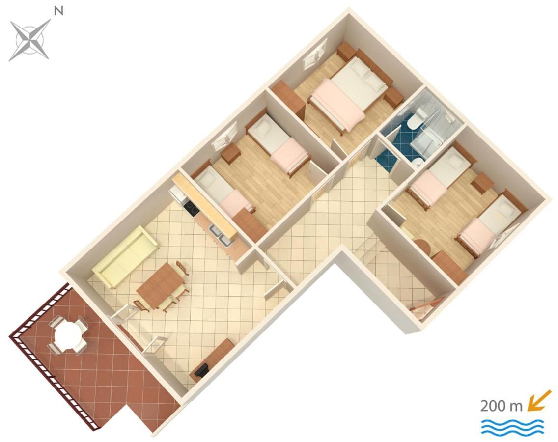 Apartments With A Parking Space Srima - Vodice, Vodice - 6099 Εξωτερικό φωτογραφία